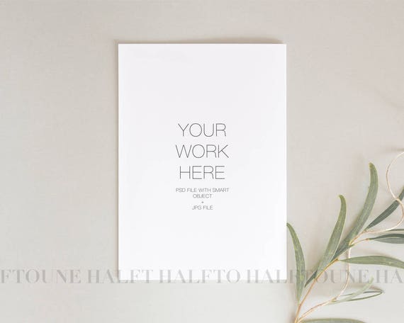Invitation Mockupwedding Invitation Mockup5x7 Etsy