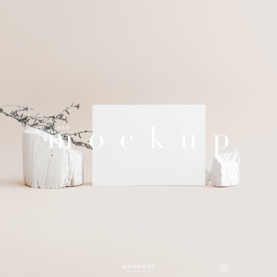 Card Mockuplandscape Mockupmockup Card5x7 Card Etsy