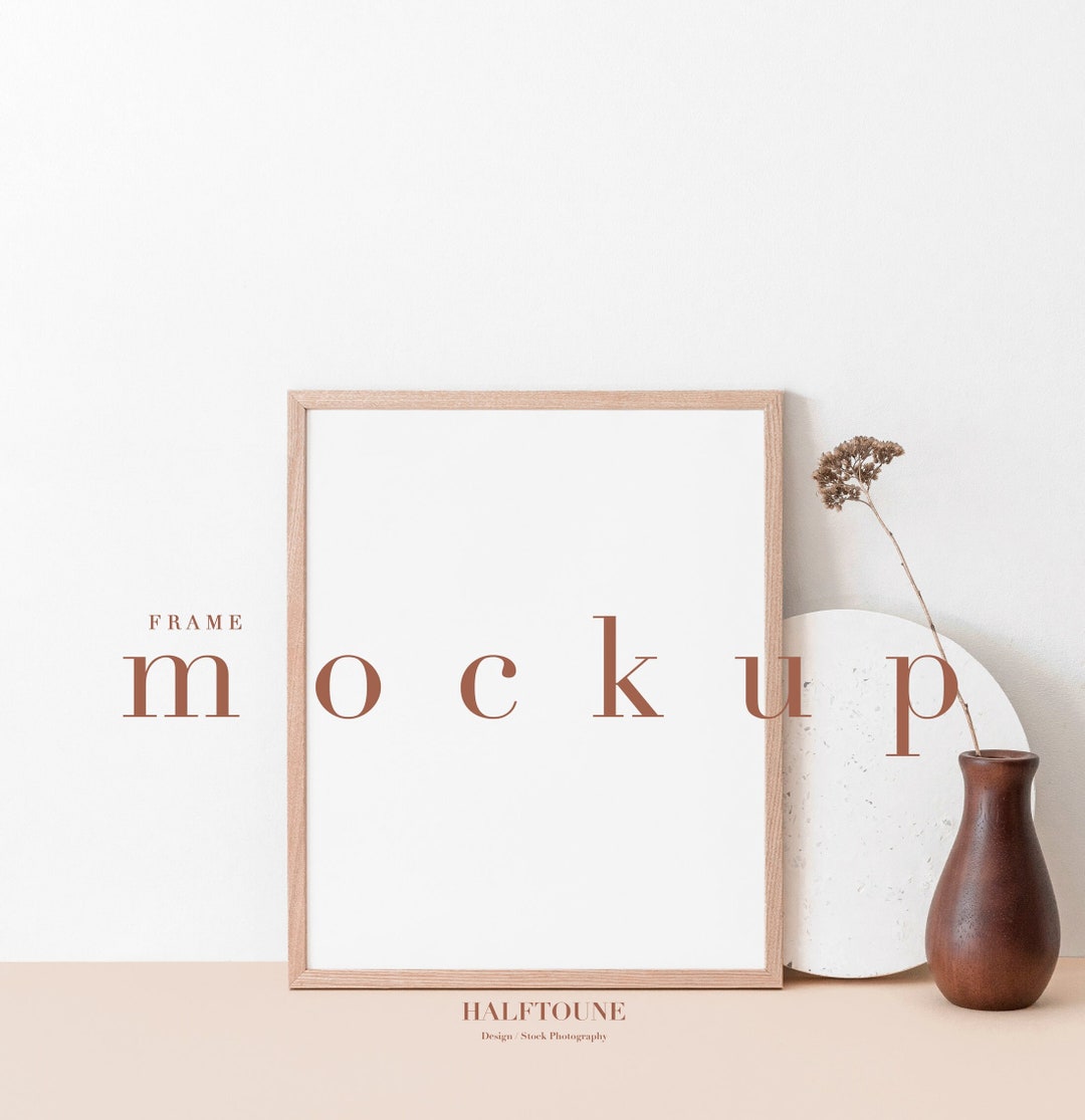 Mocka Frame Styled Mockup,frame Mockup,mockup Frame,print Mockup,wooden Frame ...
