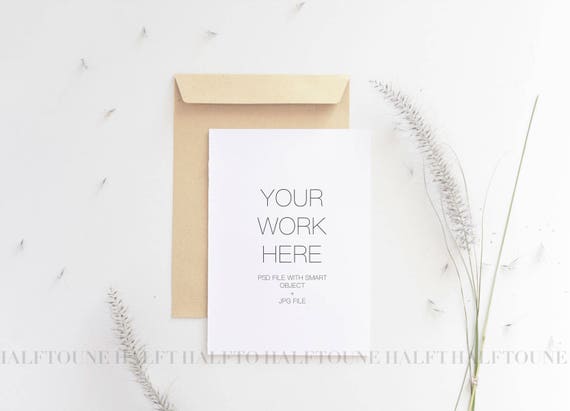 Invitation Mockupwedding Templatestyled Stock Etsy