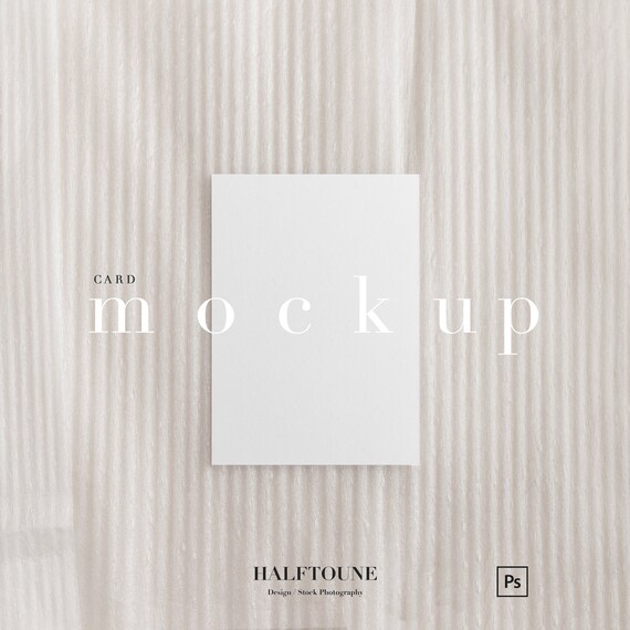 Card Mockupmockup Cardstationery Mockup5x7 Etsy
