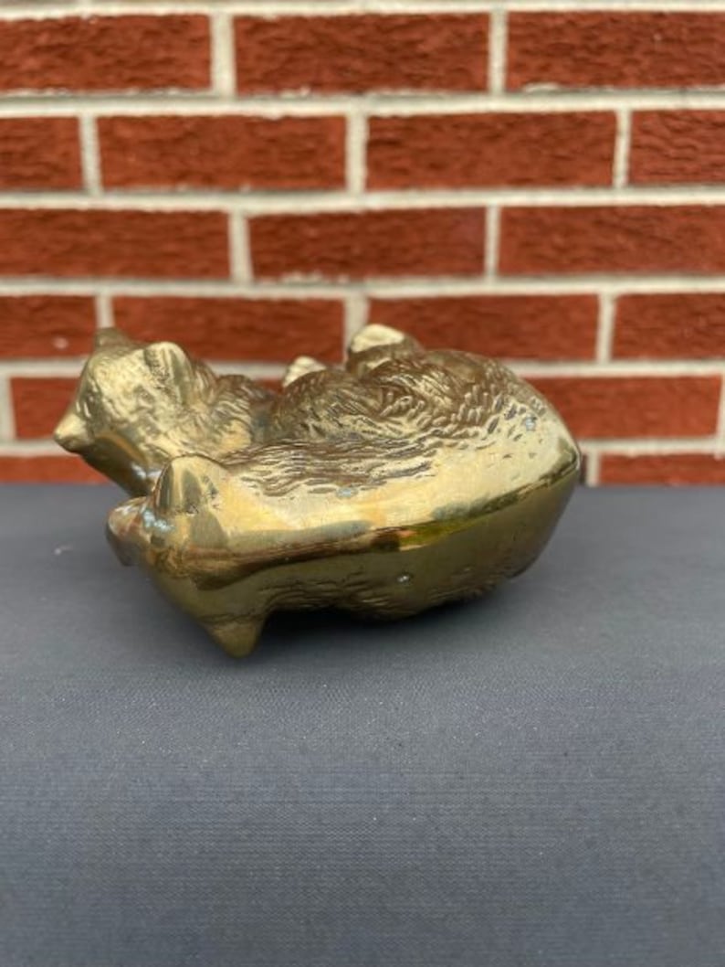 1960's Heavy Brass Bears Mating Figurine Humping Animal Etsy