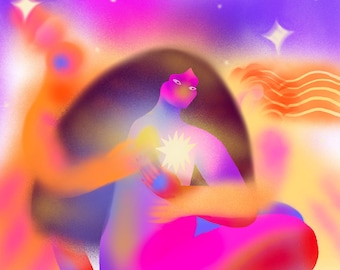 Spirit Painting Wall Art Print