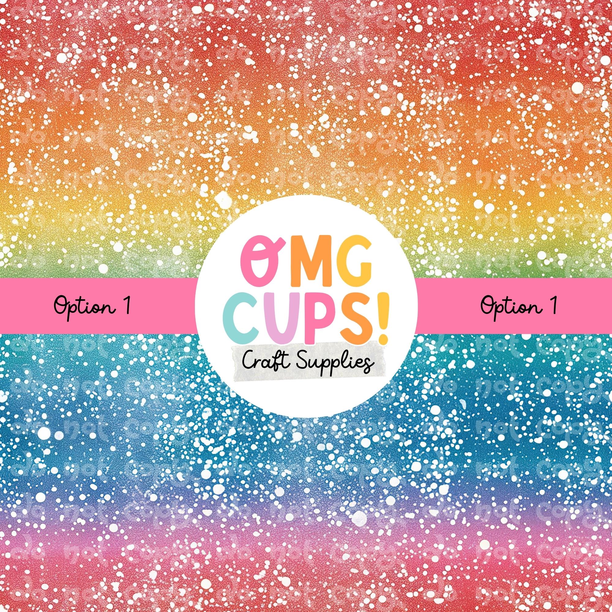 Rainbow - Custom Printed Vinyl/Patterned Vinyl/Printed 651 Vinyl