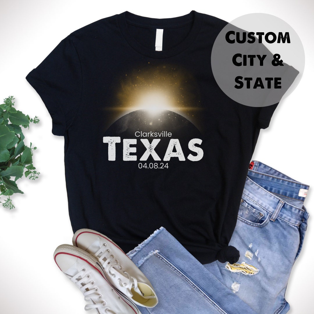 2024 Eclipse Path of Totality Tee custom City, State Edition Etsy Canada