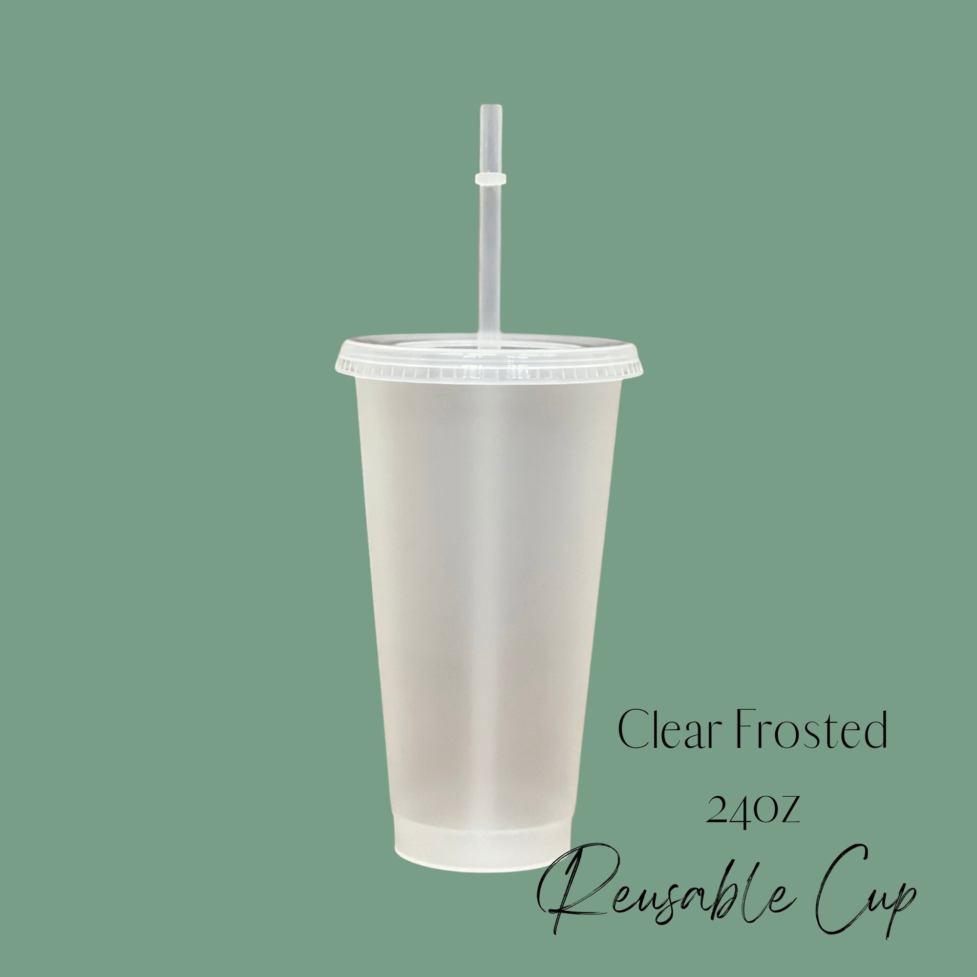 reusable cup straw