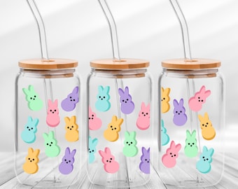 My Peeps - UV Wrap 16oz Glass Can