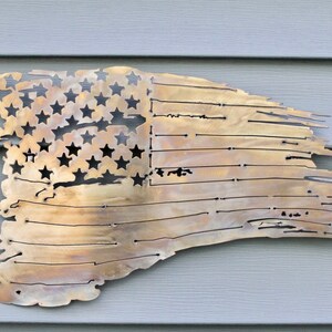 Distressed American Flag - Etsy