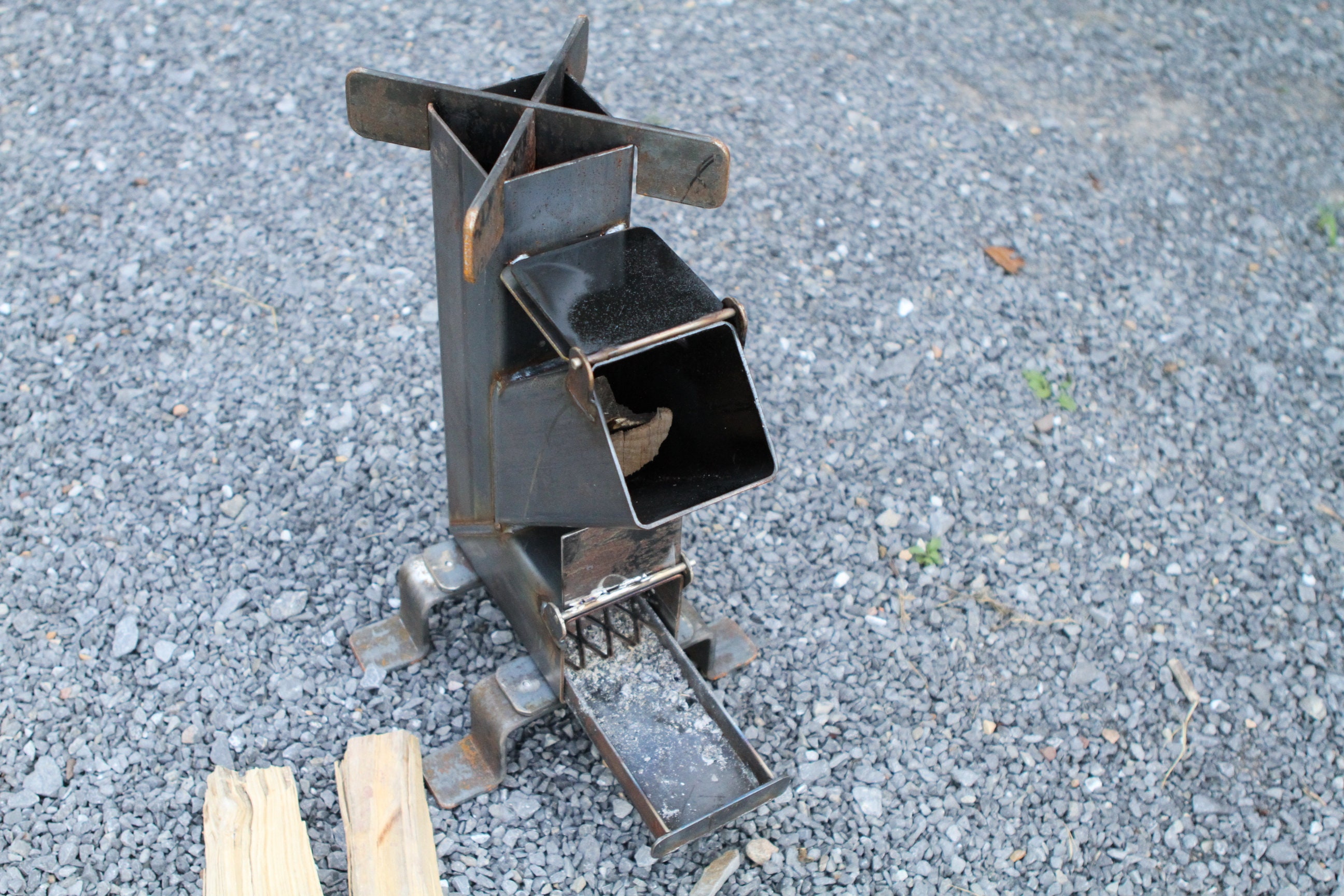 Self Feeding Rocket Stove 4x4 Square Tube - Etsy