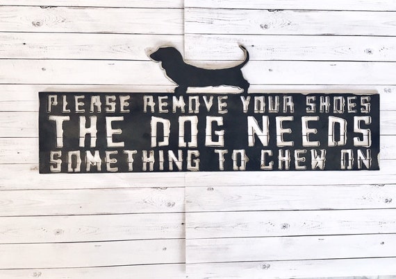 Dog Sign Word Art Wall Decor