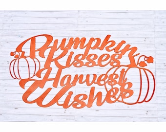 Fall decor, Pumpkin sign, harvest sign, Indoor/outdoor fall decoration