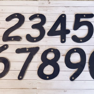 Metal House Number * steel house numbers * 4" house number * Number * address numbers * adorable numbers * cute house numbers * wall decor *