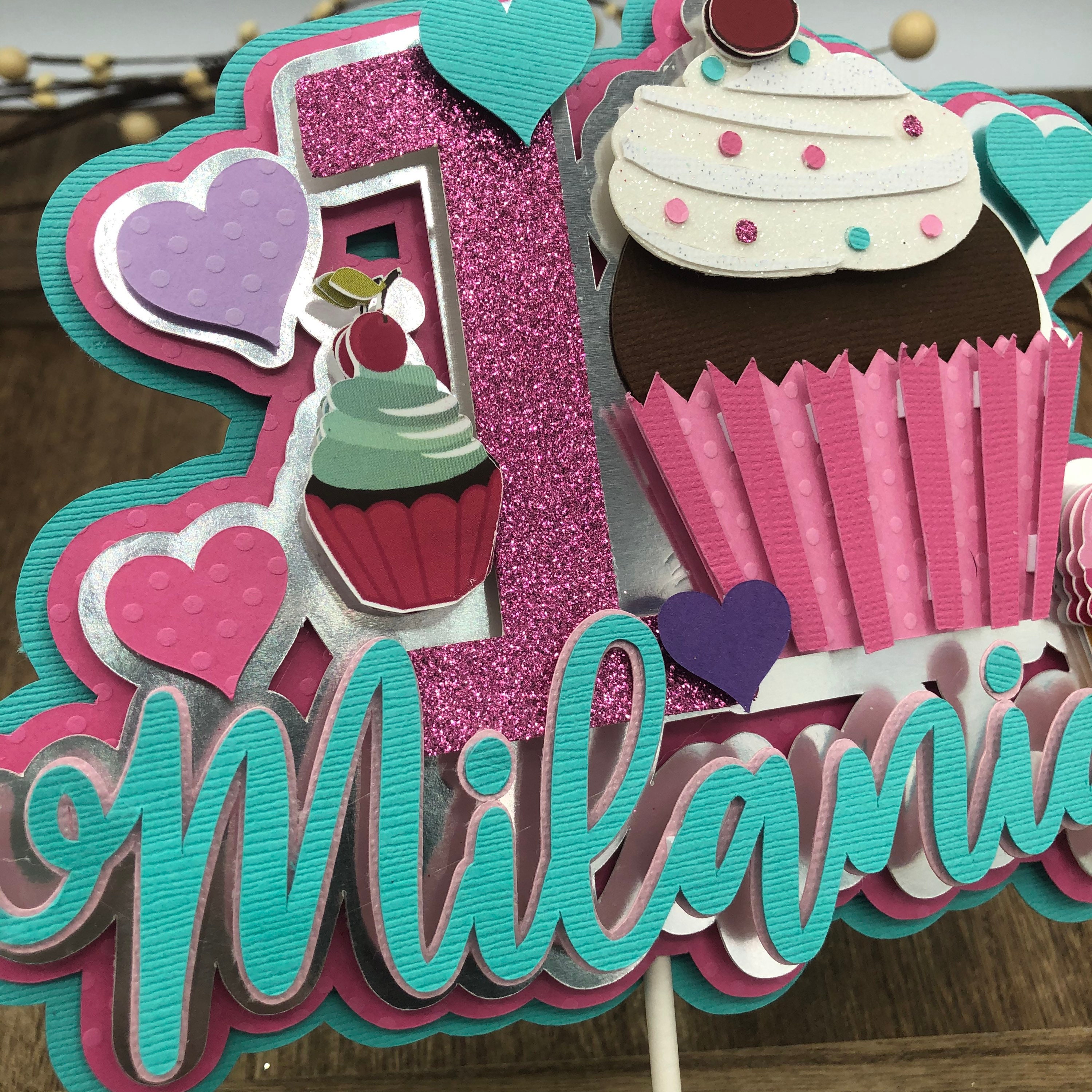 Candyland cake topper