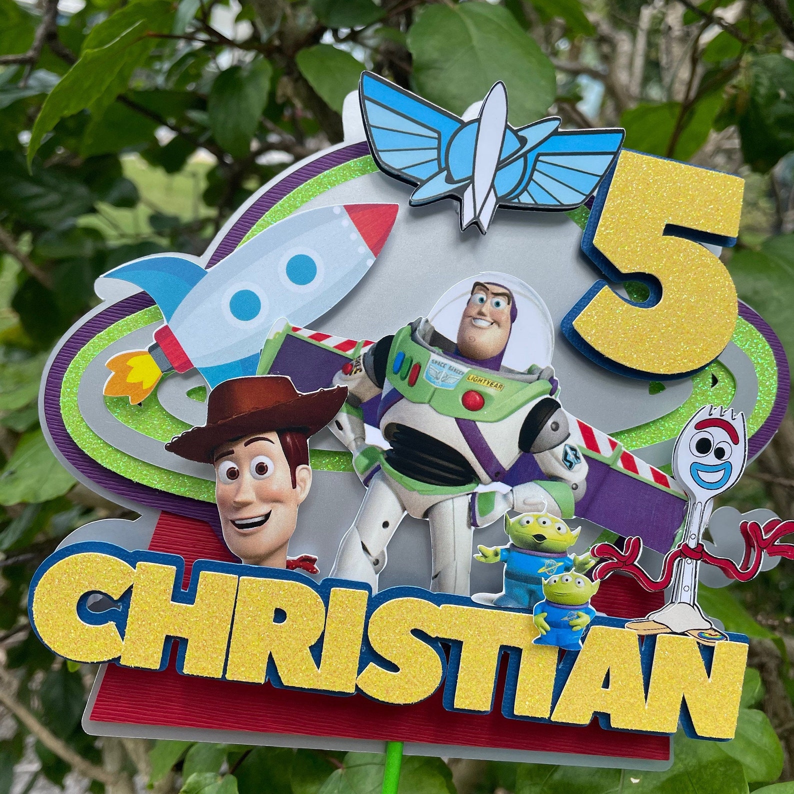 Toy story cake topper toy story birthday toy story cake Etsy