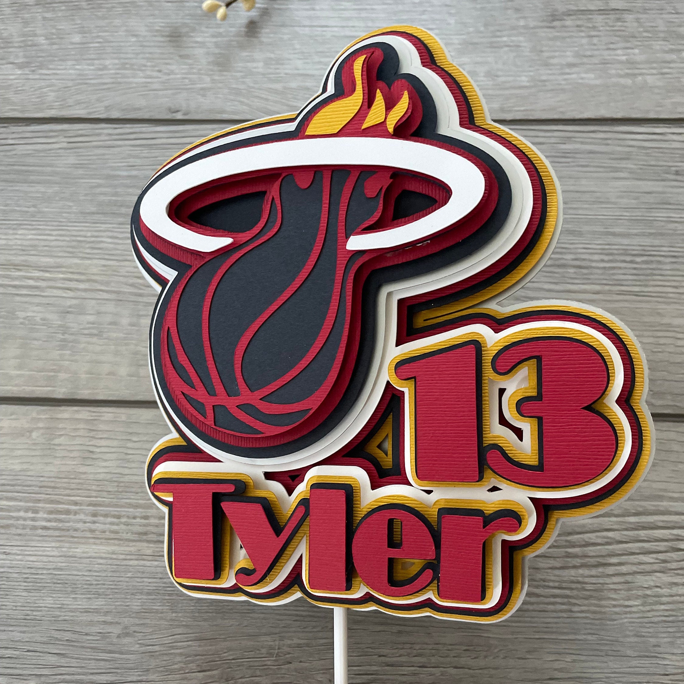 Basketball Cake Topper Basketball Birthday Sports Theme Etsy