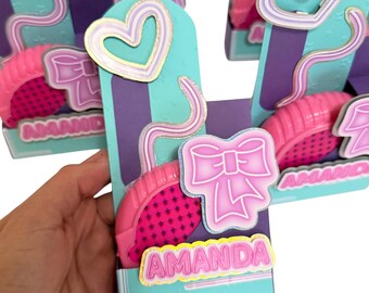 Neon Treat Boxes, neon birthday, neon party favors, treat boxes, neon theme birthday, favor boxes, kids party favors