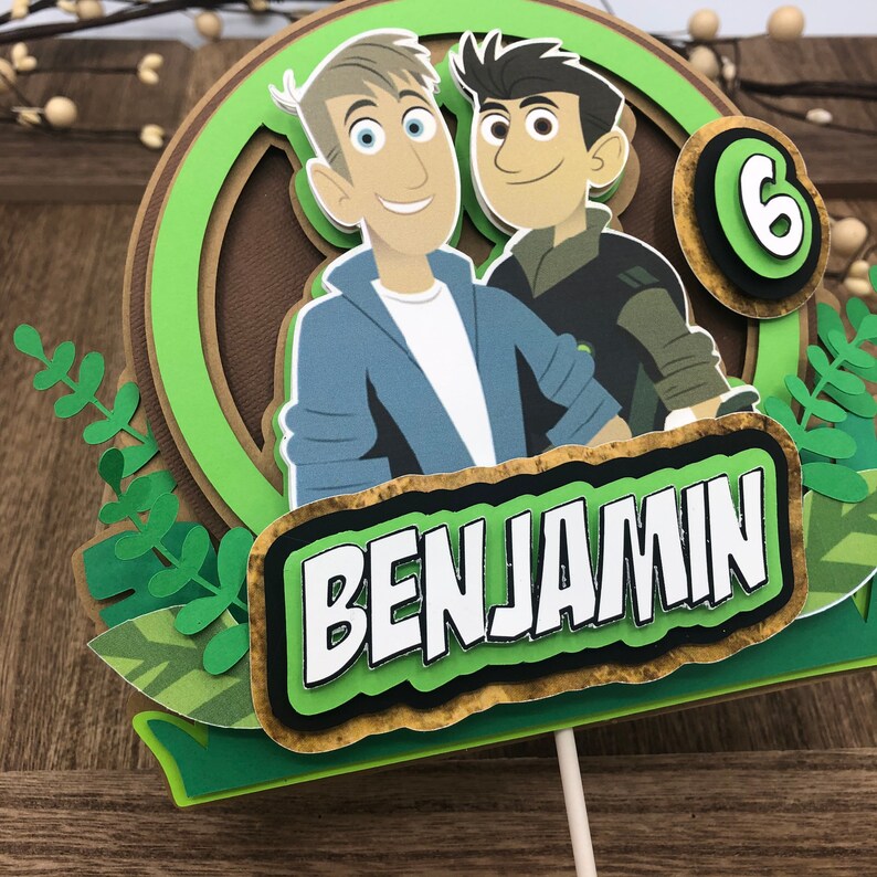 Wild kratts cake topper custom cake topper wild kratts Etsy