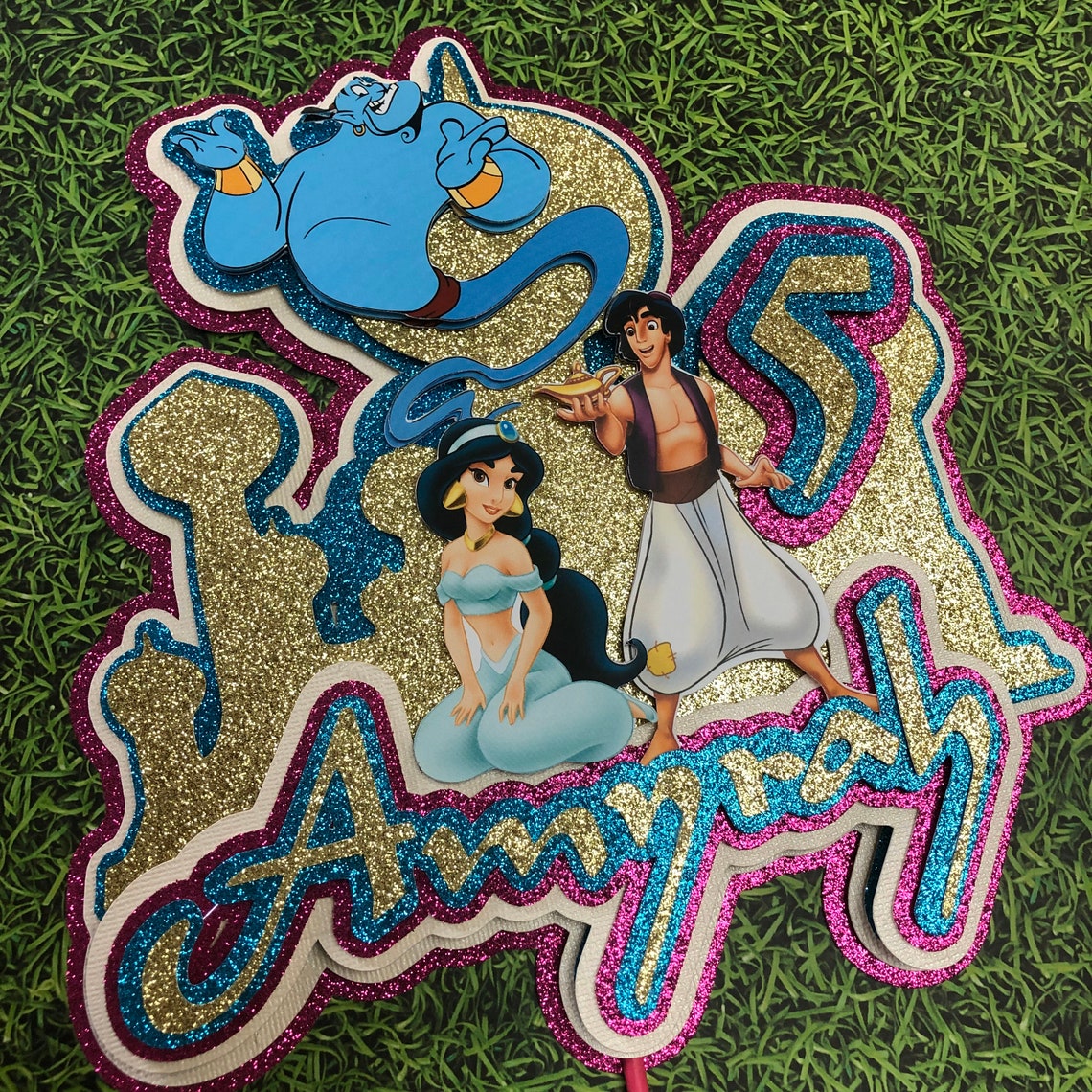 Princess Jasmine Cake Topper Printable