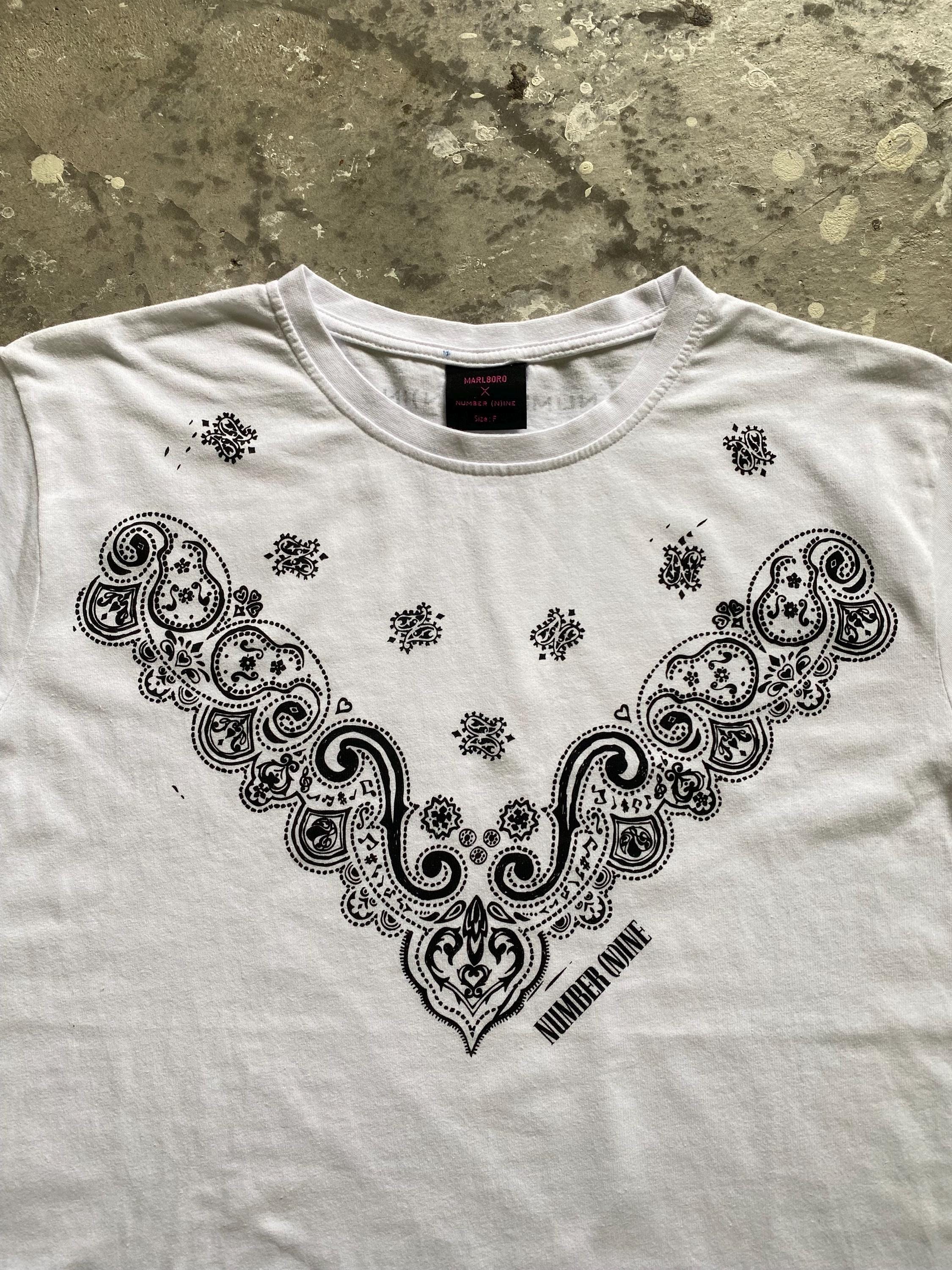 Vintage Number (n)ine X Marlboro Paisley Shirt - Etsy