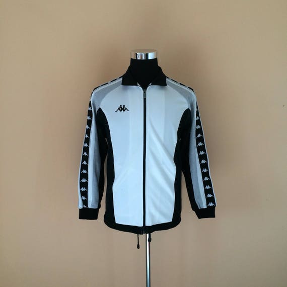 Vintage 90's Kappa Trainer Zipper Jacket Side Logo