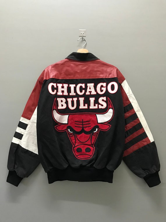Vintage 90s Jeff Hamilton Chicago Bulls Jacket - Etsy