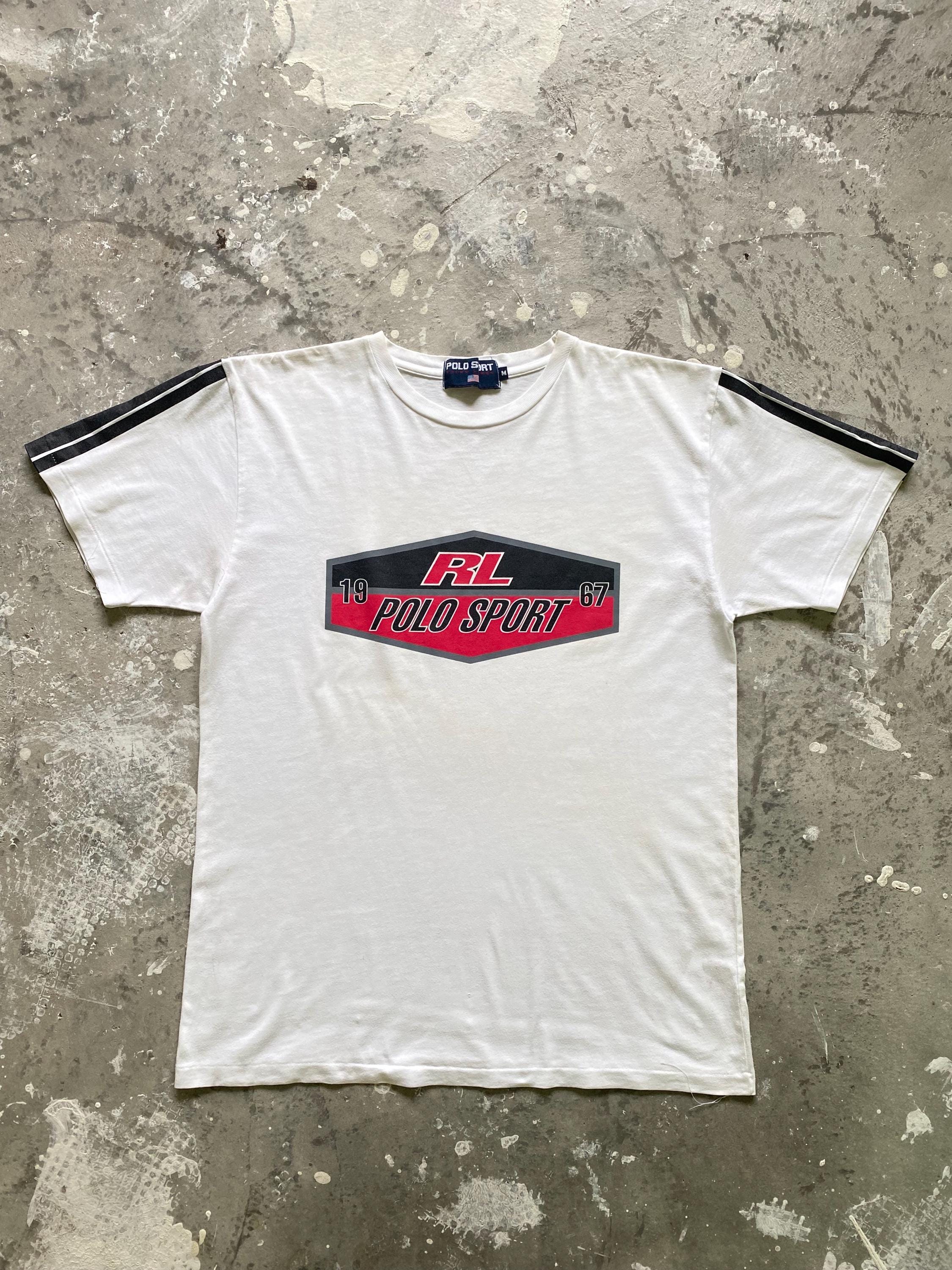 Vintage Polo Sport Shirt: Big Print Spellout, Size M - Etsy