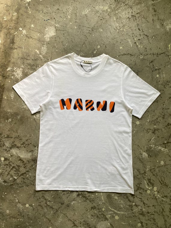Marni, Vintage Marni Logo T-Shirt - Made in Italy