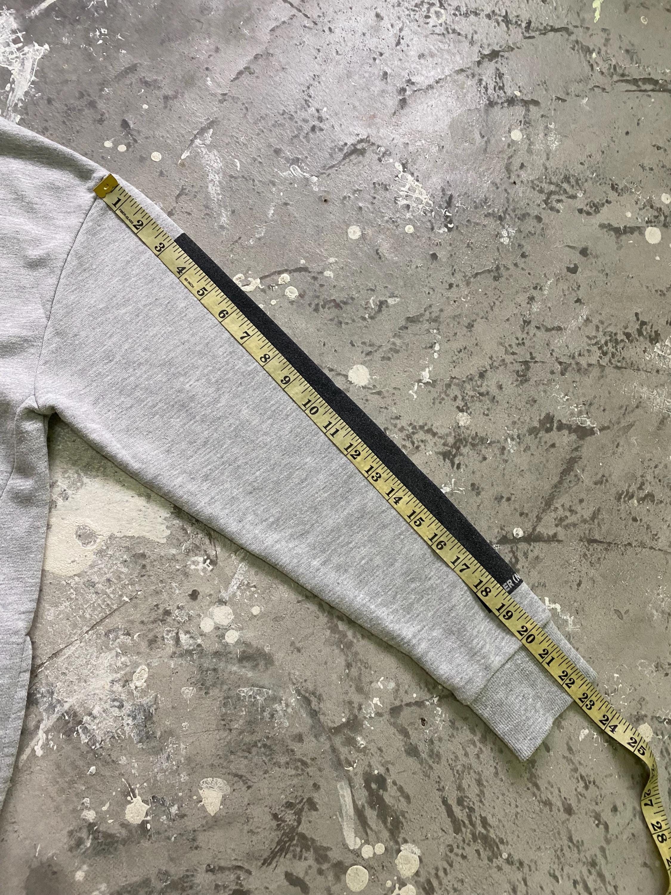 Vintage Number Nine Denim Pocket Sweatshirt | Pullover, Gray, Size