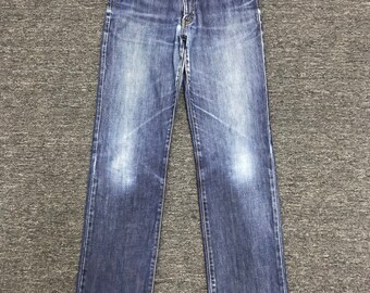 Size 31x45 Vintage Distressed Edwin 503 Regular Denim Pants | Edwin Regular Cut Jeans | Edwin Japan | Distressed Jeans | A1