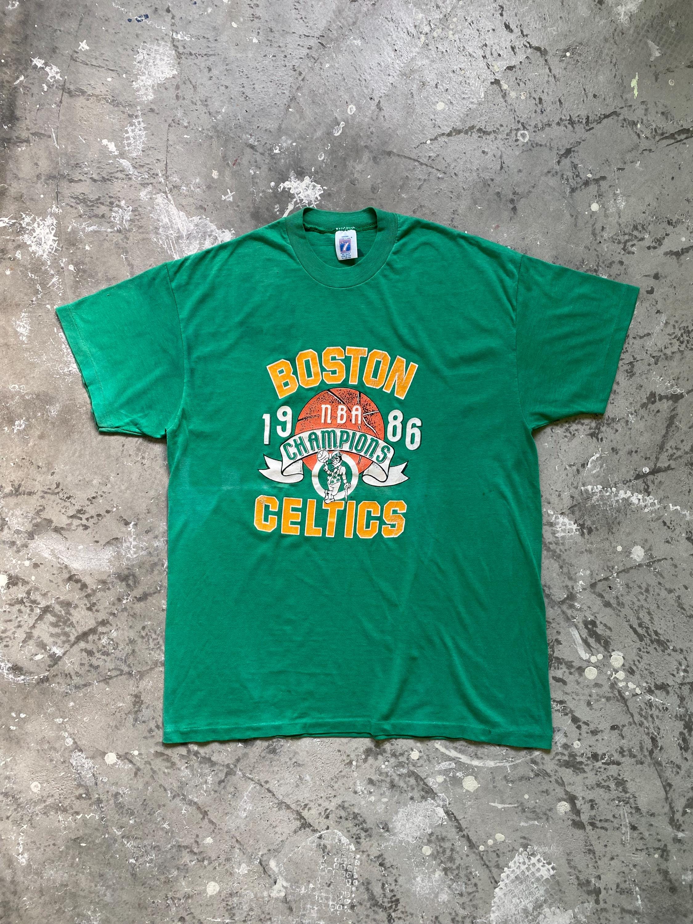 Vintage 1986 Boston Celtics NBA Champions T-shirt | 80s Sportswear