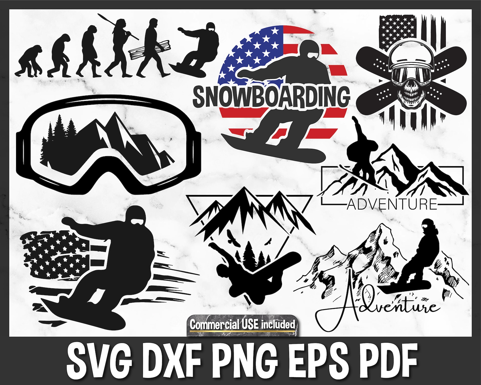 Snowboarding SVG Snowboard SVG Snowboarding Glasses Svg Etsy