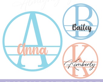 Split Monogram SVG | Monogram Font SVG | monogram svg | svg Fonts | Alphabet | engraving | monogram svg files for Cricut Silhouette
