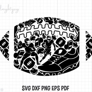 Pelota de fútbol svg, pelota svg, Fútbol SVG, Fútbol Silueta Svg, Fútbol Encaje Svg, Archivos de corte de fútbol, Para Cricut y Estudio de silueta