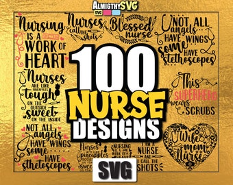 Nurse svg, Nurse Bundle svg, Nursing svg, Stethoscope Svg cut files For Cricut