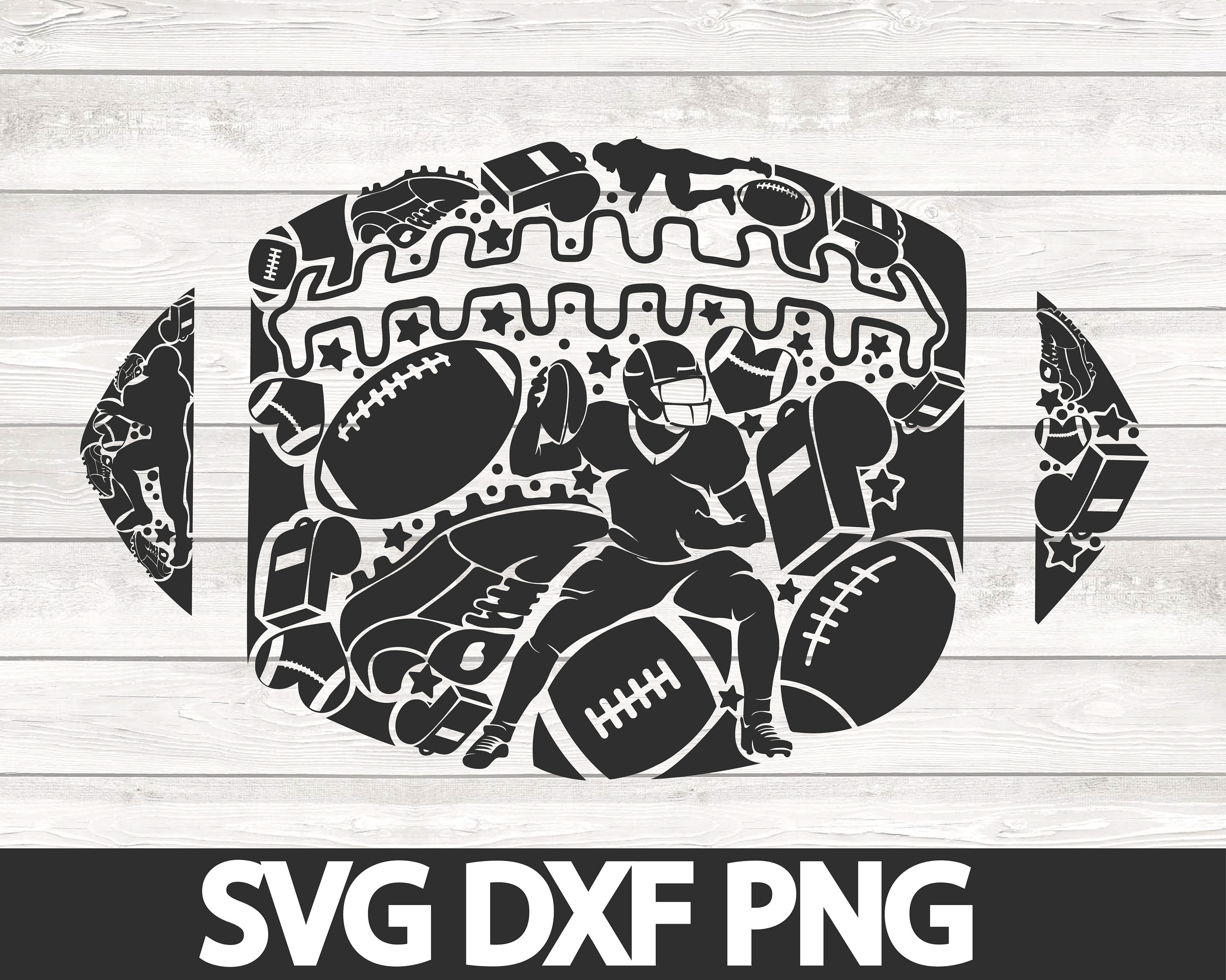 Football ball svg, ball svg, Football SVG, Football Silhouette Svg, F…
