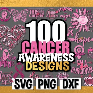 Cancer du sein SVG, fichiers svg de sensibilisation au cancer pour Cricut