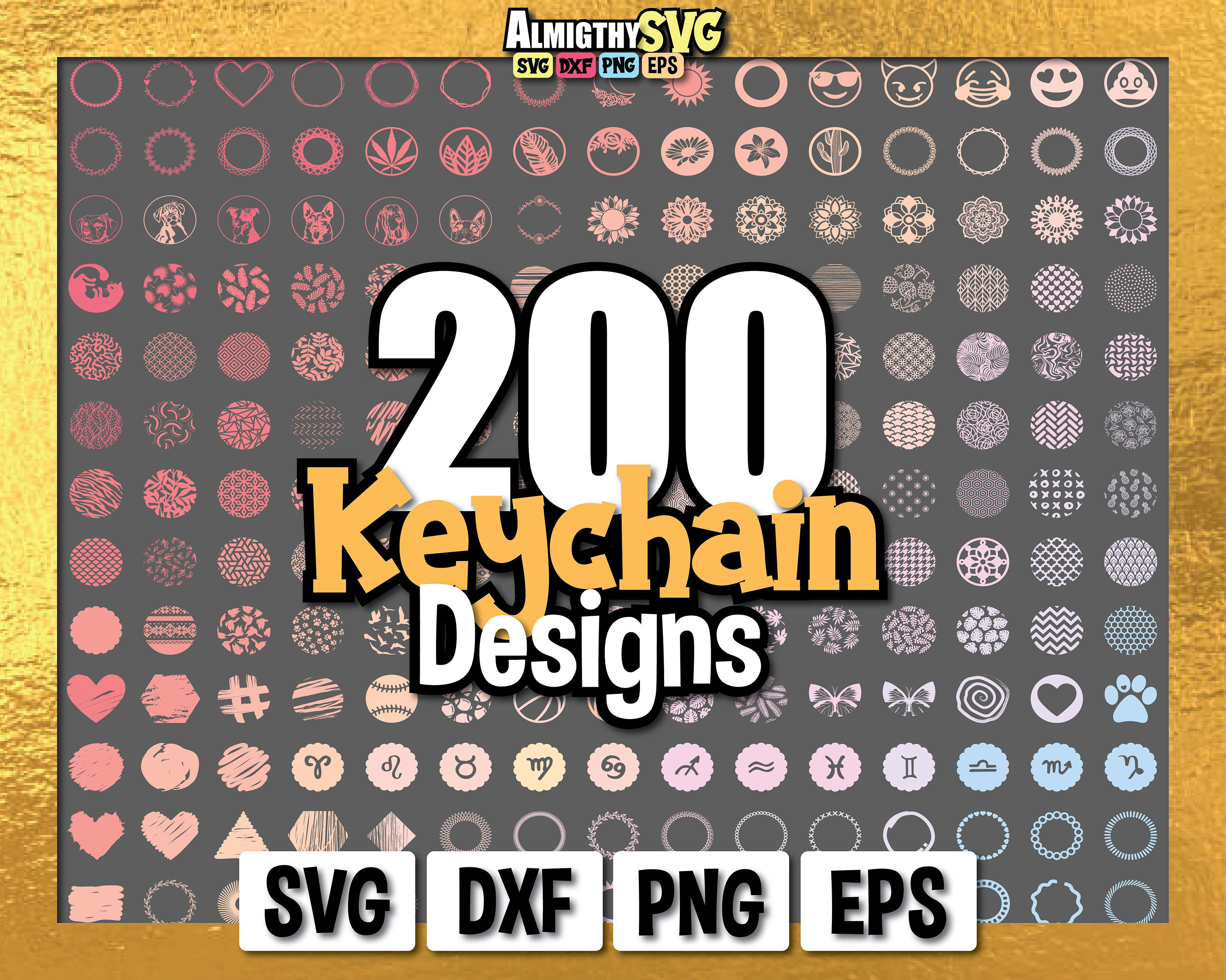 Keychain svg, Keychain bundle svg, Paint brush strokes svg, Keychain …