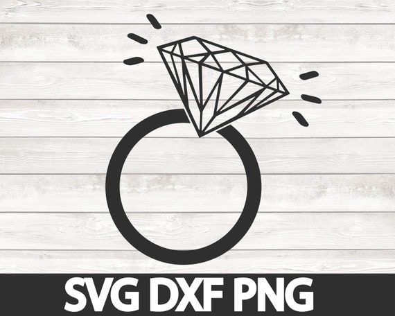 Download Wedding Svg Diamond Engagement Ring Svg Diamond Ring Svg Etsy