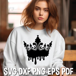Crown SVG, King crown SVG, Queen crown SVG, Crown png, Crown silhouette, Crown svg files for Cricut