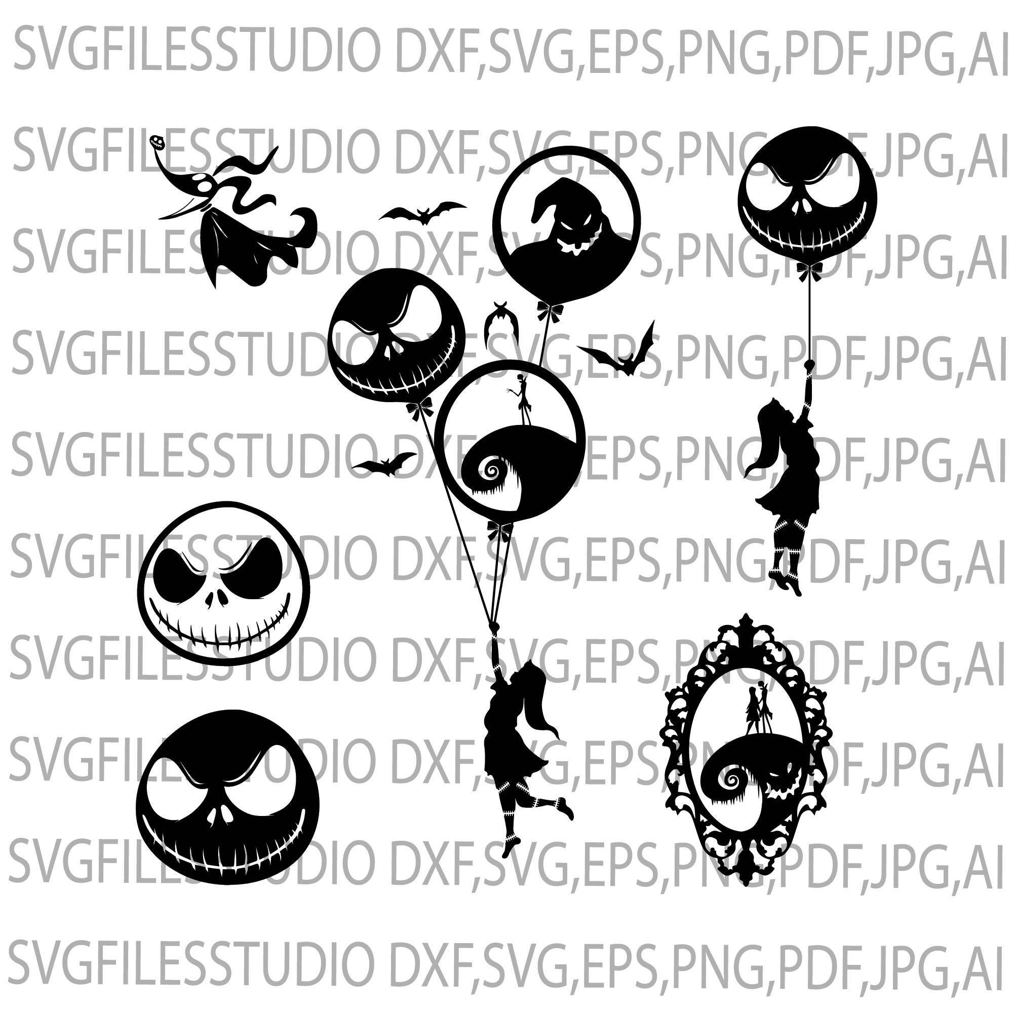 Download 6 Svg Bundle Nightmare Before Christmas SVG Collection | Etsy