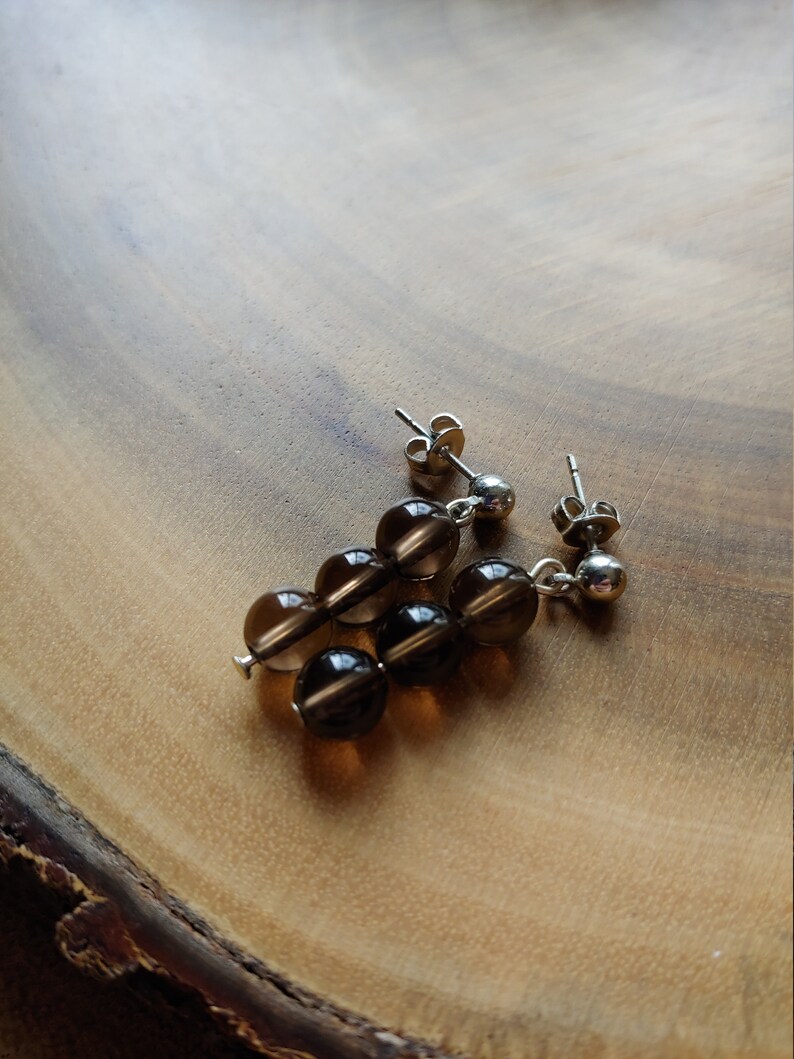 Smoky Quartz Dangle Earring