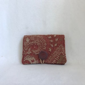 Estuche para tarjetas de visita, estuche para tarjetas de crédito, estuche para tarjetas de crédito de tela, estuche para tarjetas hecho en Vermont