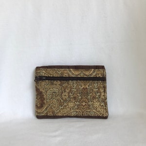 Billetera, billetera diminuta en Brown Paisley