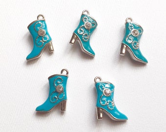 s western charms Cowgirl charm 4 leaf clover c