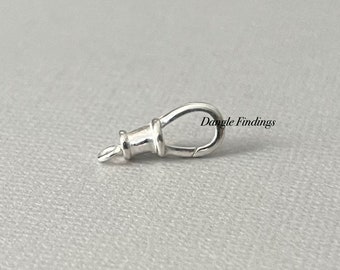 Bright Silver Swivel Lobster Clasp for DIY Jewelry Making, 16.7mm, CLSPB081