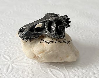 Dinosaur Pendant, Stainless T-Rex, Skull, Head, Skeleton, Large, Men’s, Jewelry, Gift, Necklace, 42mm, STA045