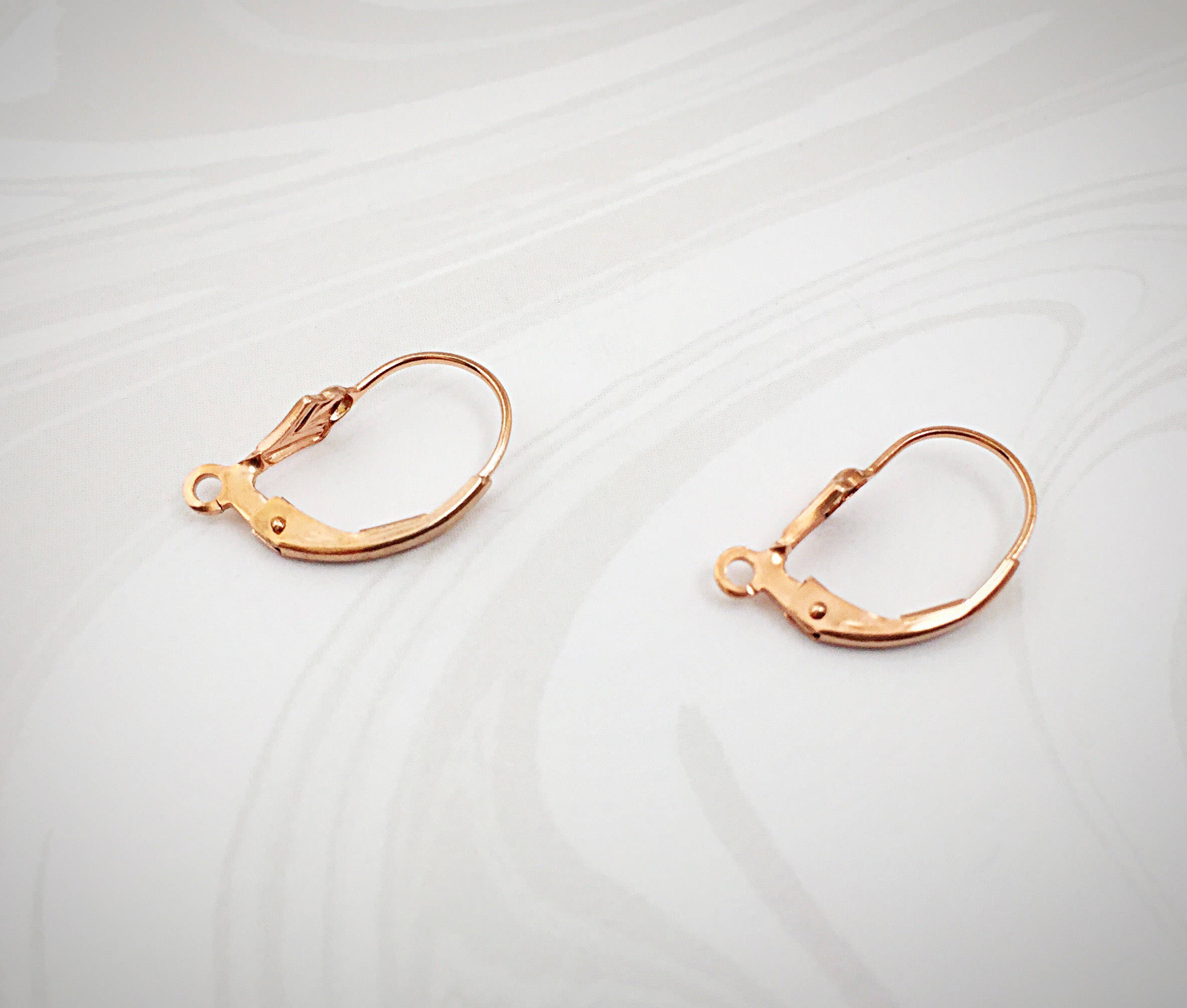 Rose gold ear wires Clearance
