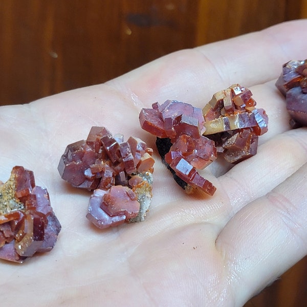 Vanadinite Crystal Cluster || Pick your size!