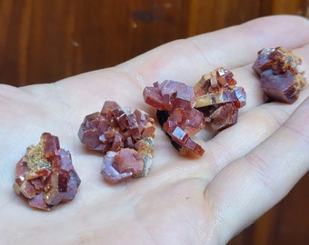 Vanadinite Crystal Cluster || Pick your size!