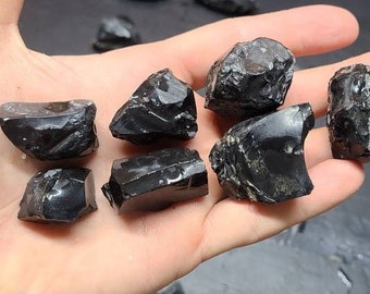 Obsidian Marbles || Naturally Tumbled! ||Grounding Obsidian Stone || Ethically Sourced Utah Obsidian || Pick your size!